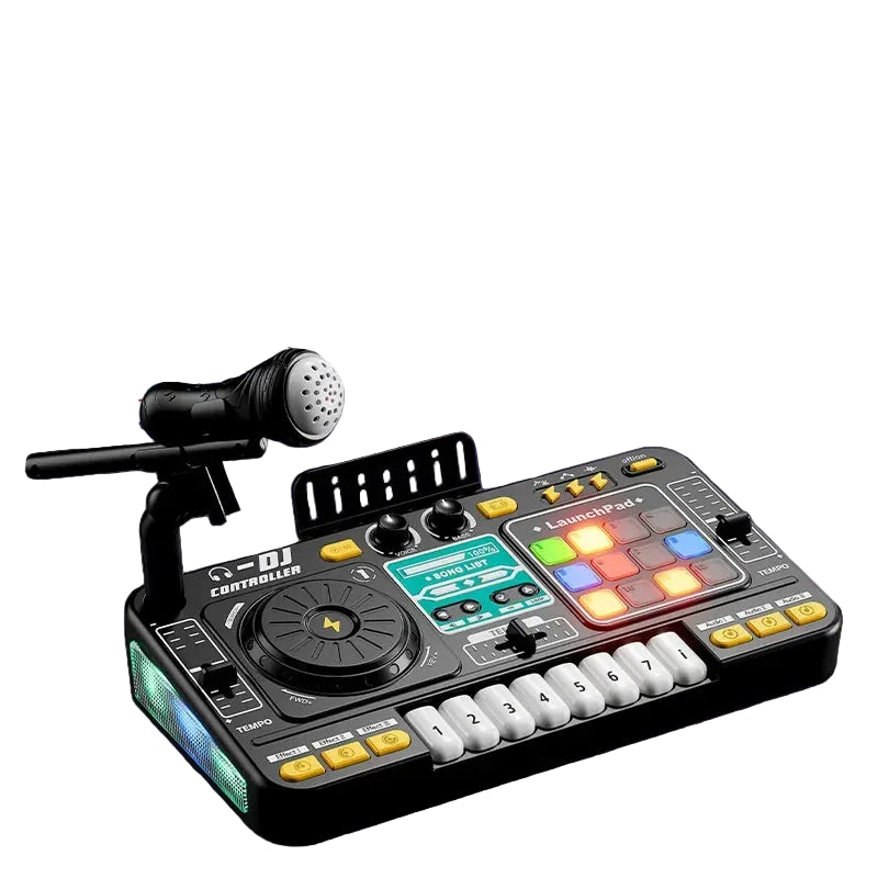 Kids Simulation DJ Mixer Controller Toys Multifunctional Music