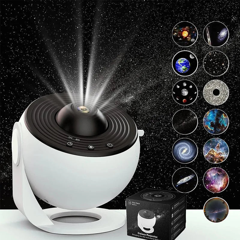 13 in 1 Star Projector, Night Light Galaxy Projector Starry Sky Projector 360° Rotate Planetarium Lamp For Kids Bedroom Deco