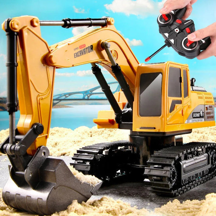 RC Excavator 2.4Ghz 6 Channel 1:24 RC Engineering Car Alloy