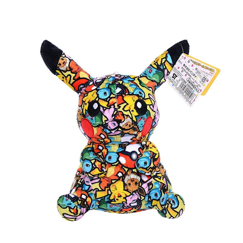 Pokémon Graffiti Pikachu Plush Doll Stuffed Toy