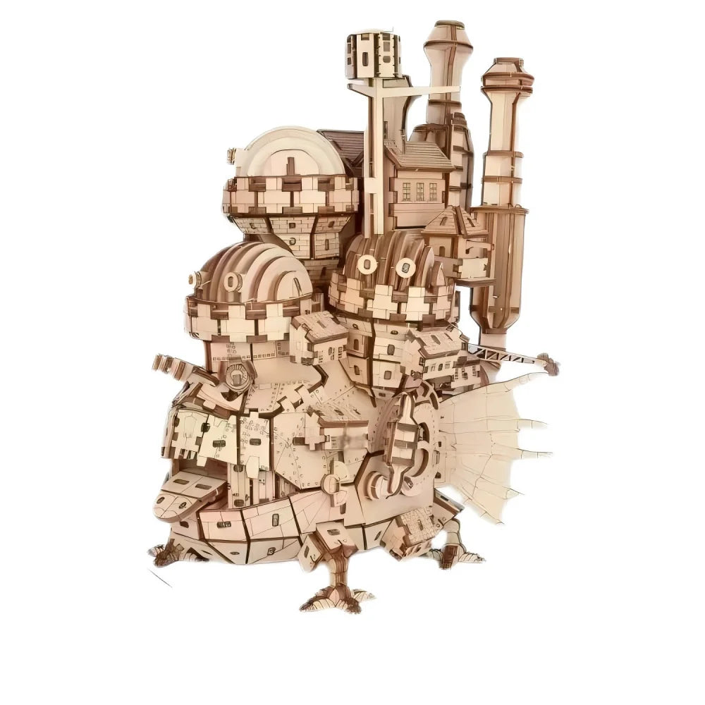 "Creative Castle Theme 3D Wooden Puzzle Wood Model