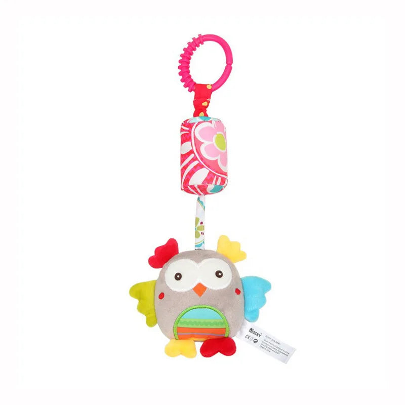 Baby Hanging Plush Rattle Sensory Stroller Toy