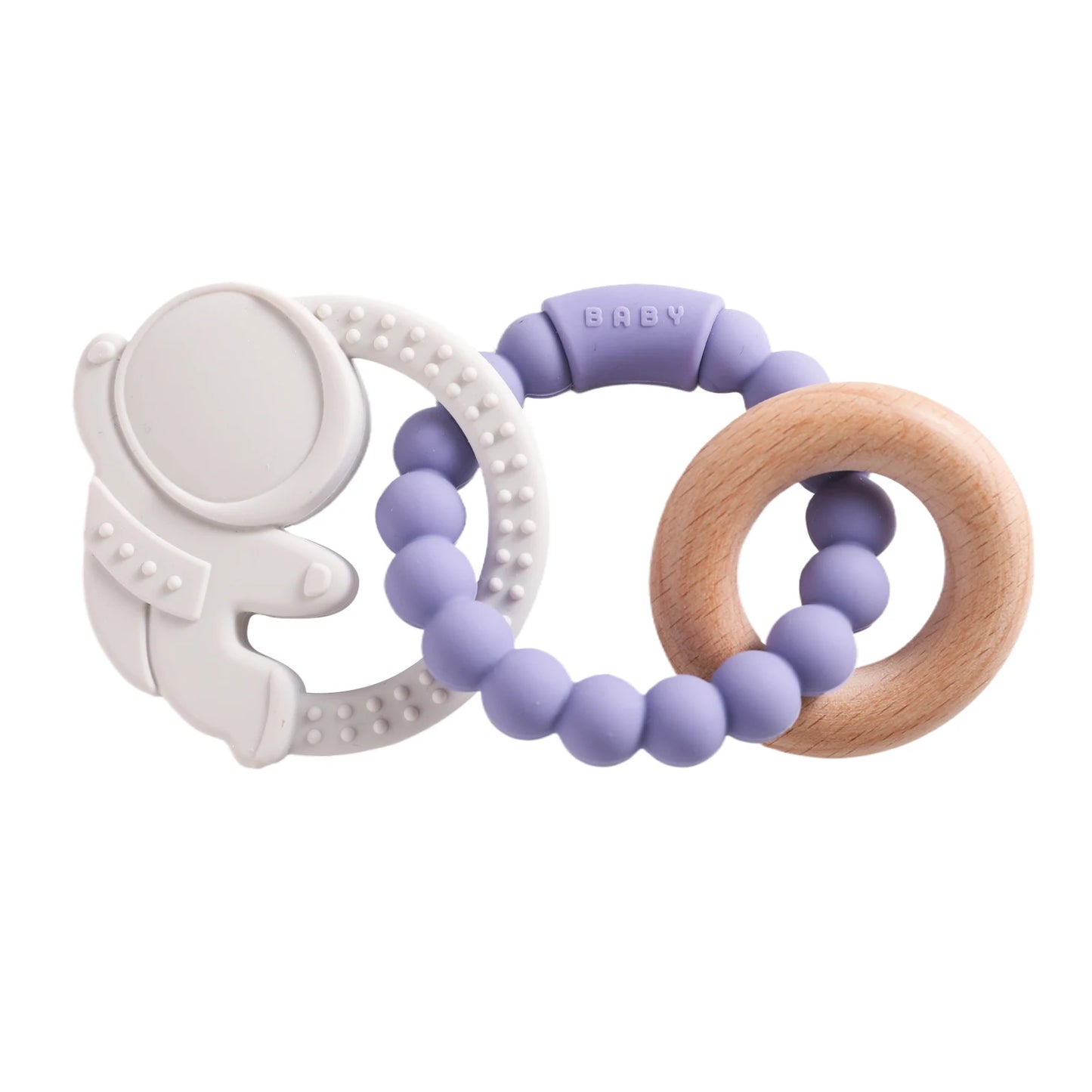 Silicone Planet Teether Ring Baby Sensory Toy