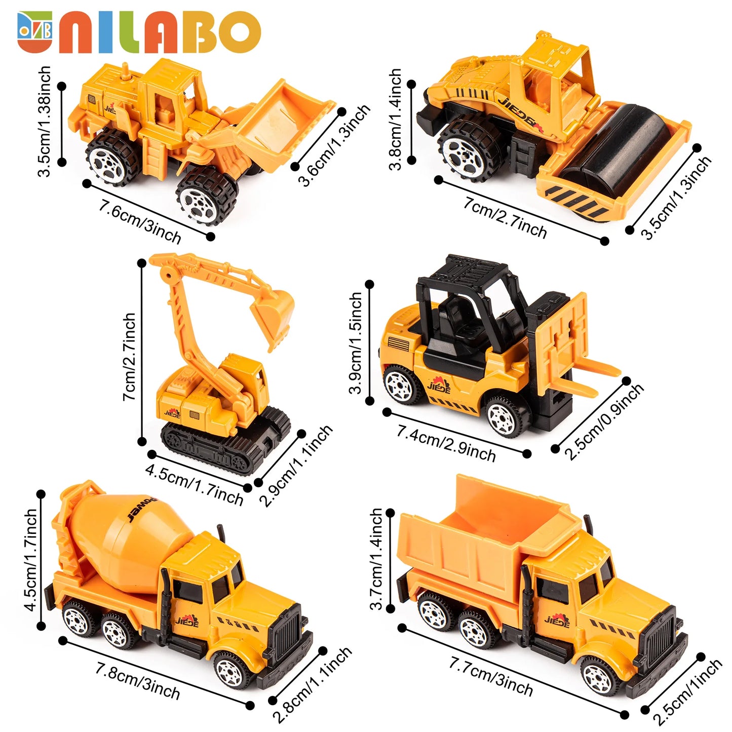 Alloy Construction Vehicle Set STEM Toy for Kids