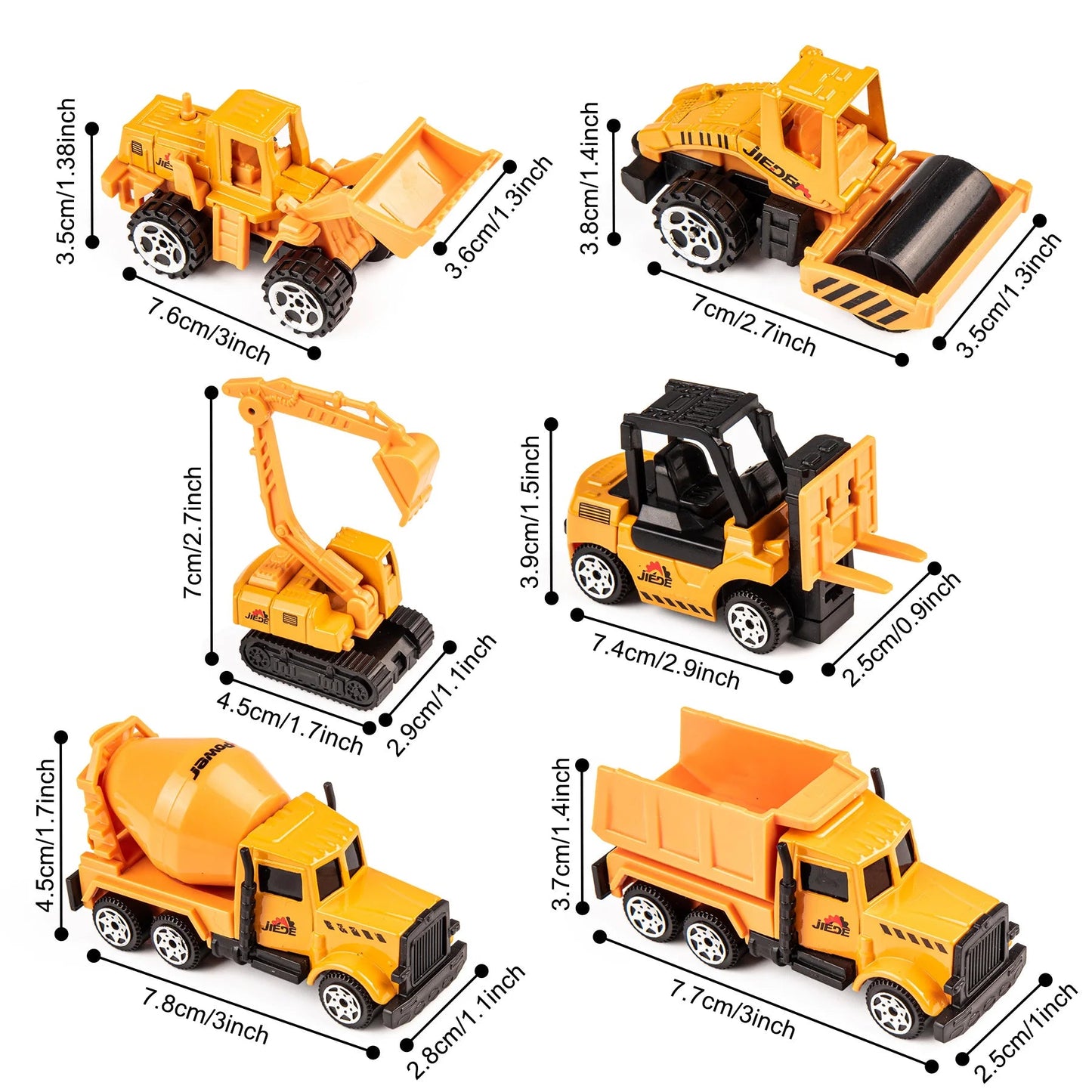 Alloy Construction Vehicle Set STEM Toy for Kids