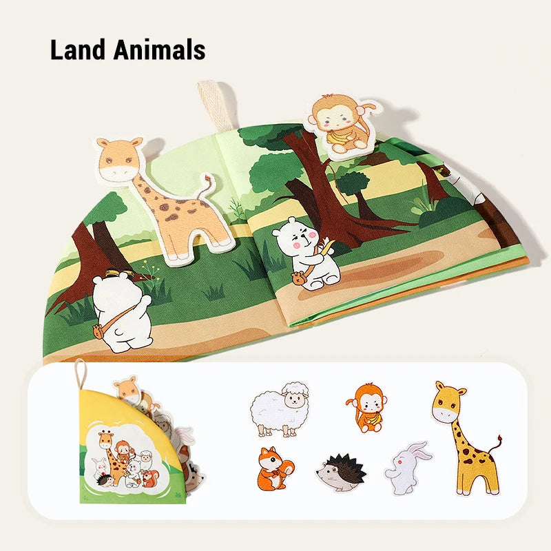 Baby Soft Cloth Books Early Learning Quiet Toy
