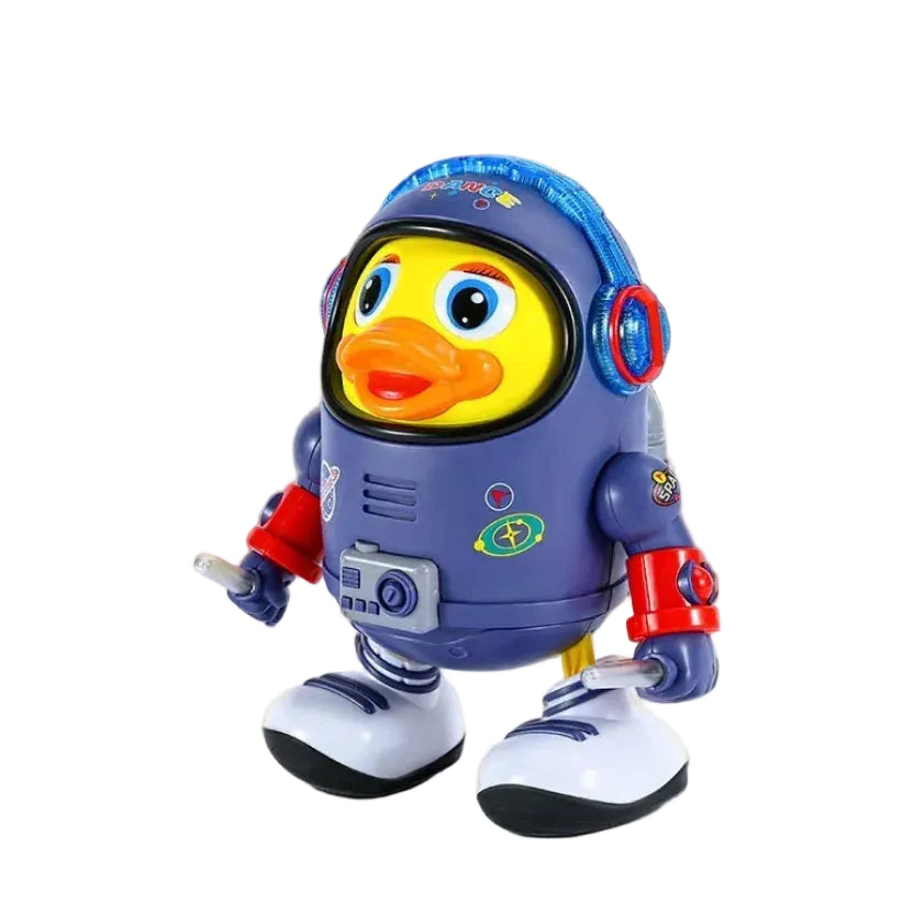 Baby Duck Toy Musical Interactive Toy Space Elements for Infants