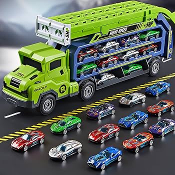 3D Flying Rail Car Transforming Alloy Toy Set