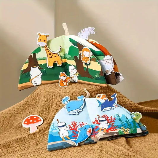 Baby Soft Cloth Books Early Learning Quiet Toy