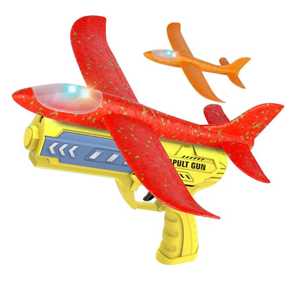 Children's outdoor Ejection Aircraft Toys Foam Aircraft oy gun