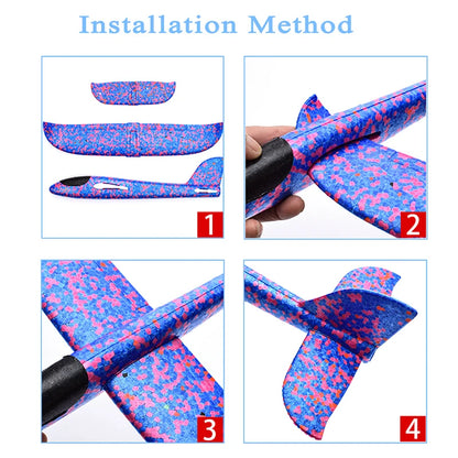 Large EVA Foam Aircraft Throwing Glider Toy