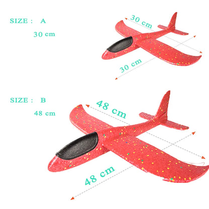 Large EVA Foam Aircraft Throwing Glider Toy