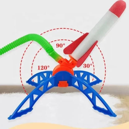 Kids Rocket Foot Pump Air Launcher Outdoor Toy