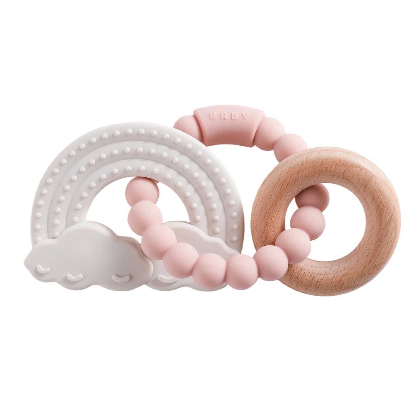 Silicone Planet Teether Ring Baby Sensory Toy