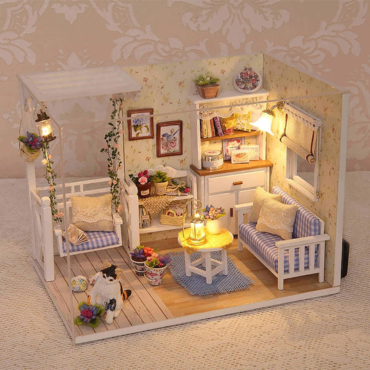Kitten Mini Doll House 3D Puzzle Building Kit