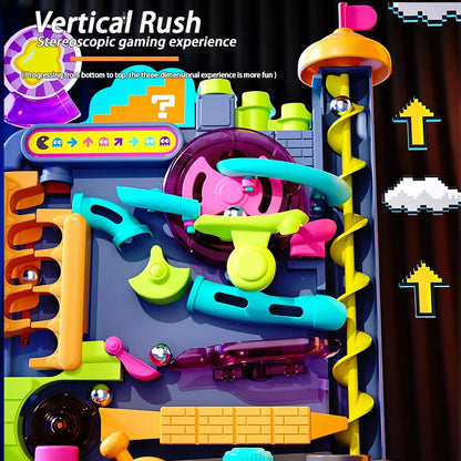 Montessori Multi-Layer Marble Track Rolling Ball Toy