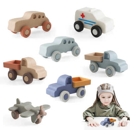 Montessori Silicone Baby Car Teether Educational Toy
