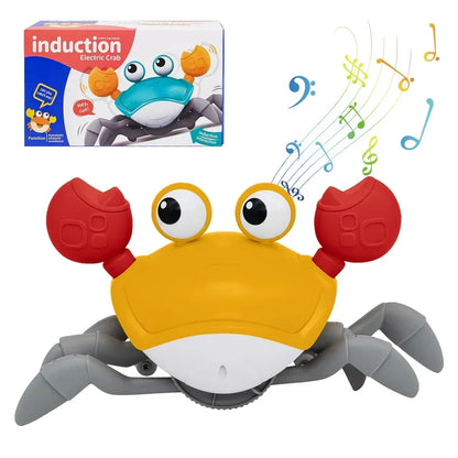 Interactive Crawling Crab Toy with Music for Babies