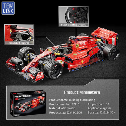 RC Race Car Building Blocks Collectible Toy Set