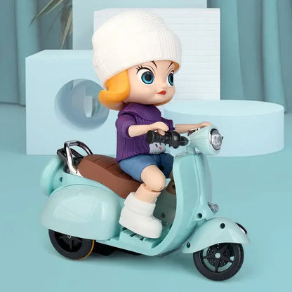 Music Stunt Cool Tricycle Car 360 Degree Rotate Luminous