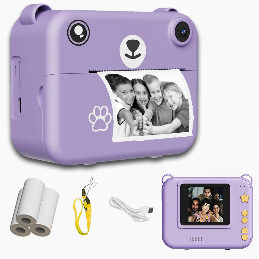 Kids Instant Print Digital Camera HD Video Toy