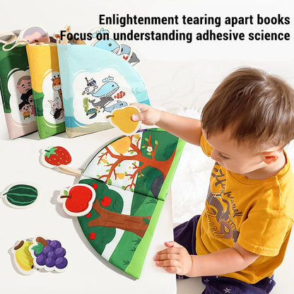 Baby Soft Cloth Books Early Learning Quiet Toy