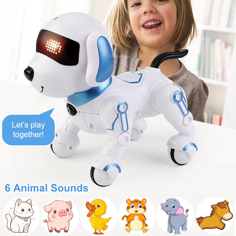 RC Robot Dog Interactive Smart Walking Dancing Toy
