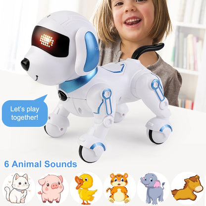 RC Robot Dog Interactive Smart Walking Dancing Toy