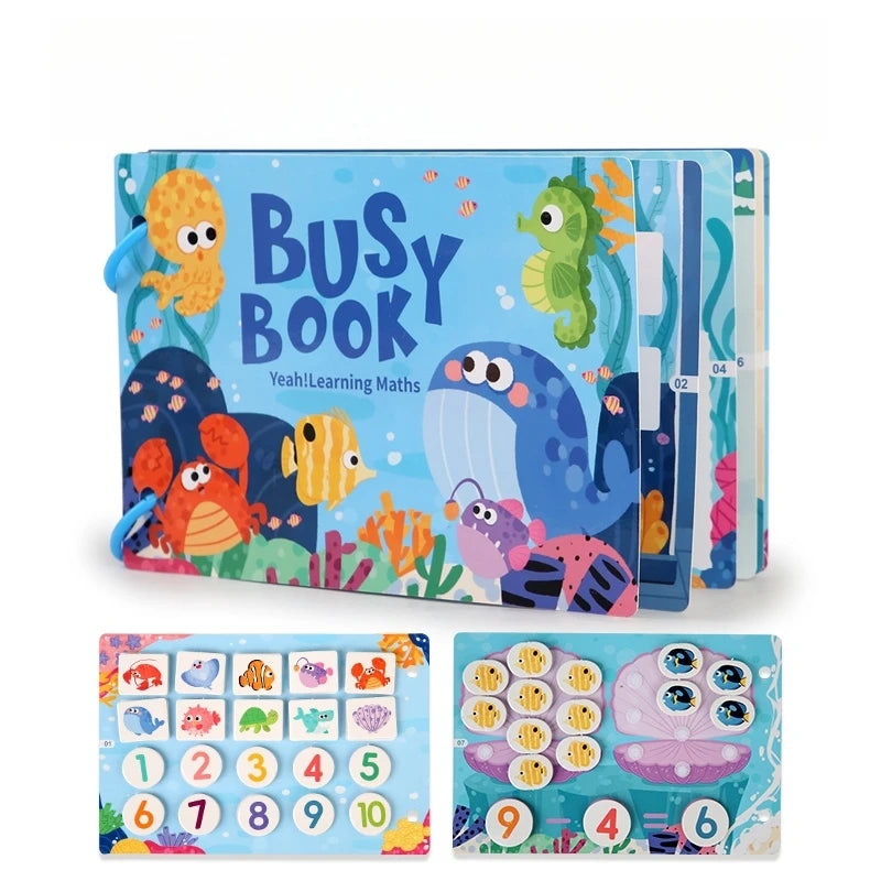 Montessori Baby Busy Book Early Learning Toy
