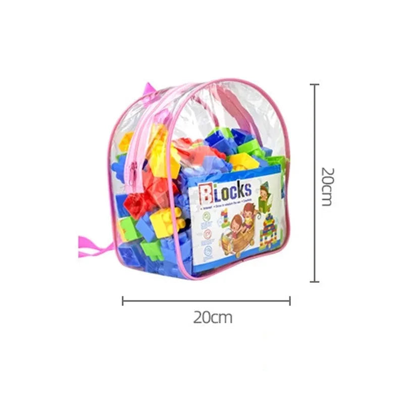 130pcs Large Particles of Building Block Toys Assembled Toys