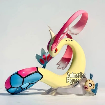 3-12cm Anime Pokemon Figure Milotic Evolutionary Combination