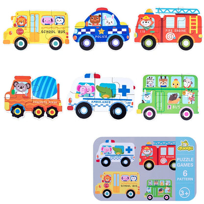 Montessori Wooden 3D Puzzle Toys for Toddlers