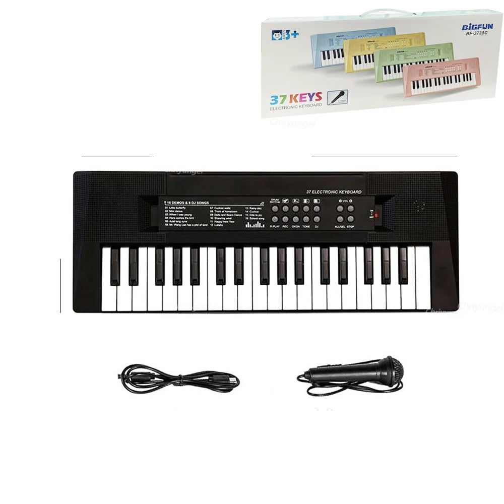 37 Keys Kids Electronic Piano Organ keyboard with Microphone