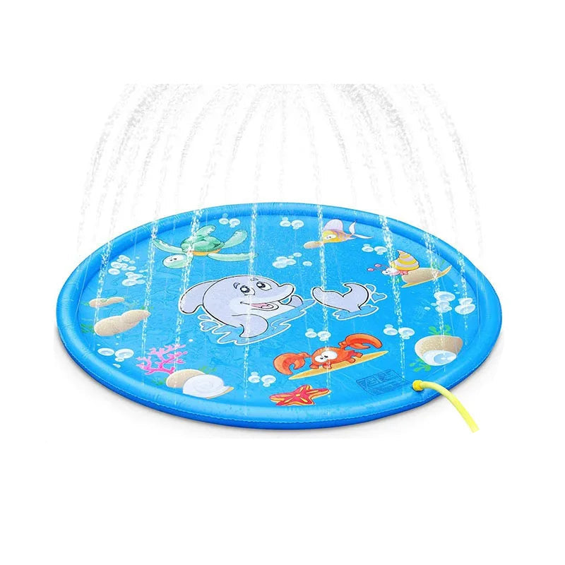 Children Play Spray Mat 100/170cm Beach Inflatable Water