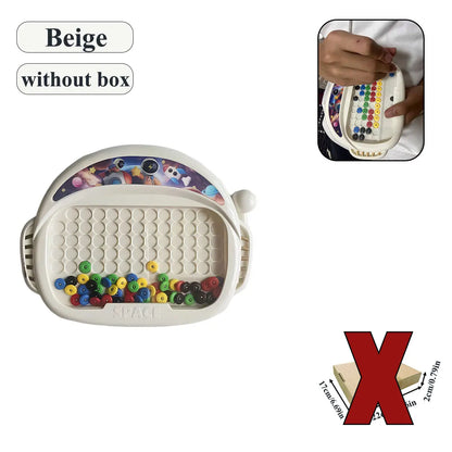 Magnetic Doodle Board Beads Drawing Educational Toy
