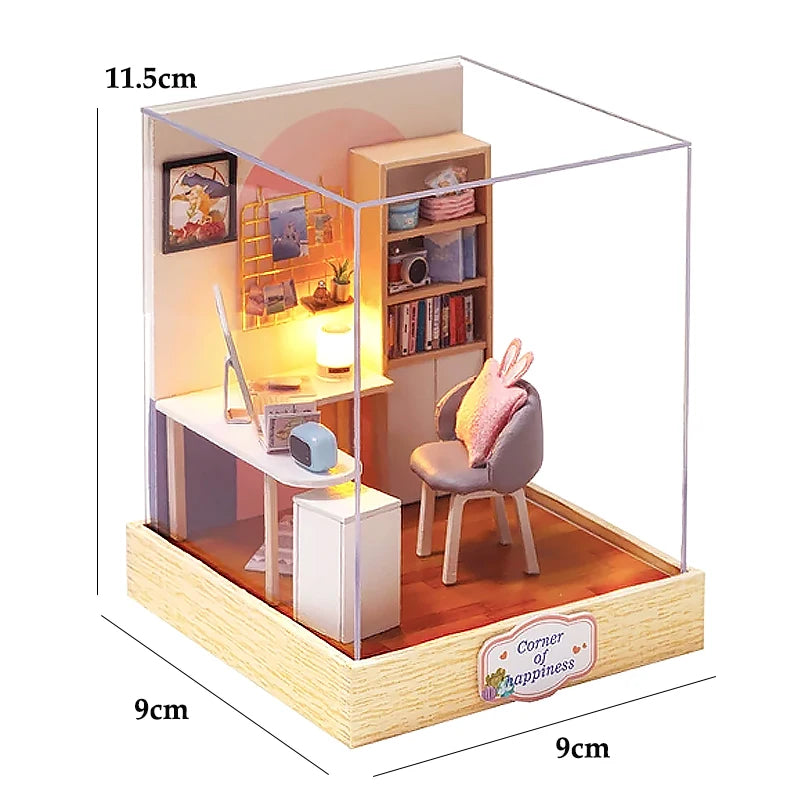 Kitten Mini Doll House 3D Puzzle Building Kit
