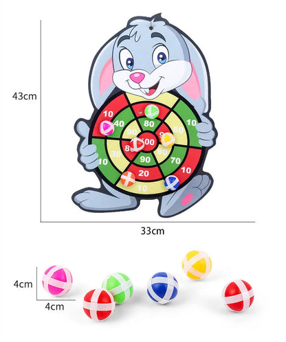Montessori Animal Dart Board Sticky Ball Toy