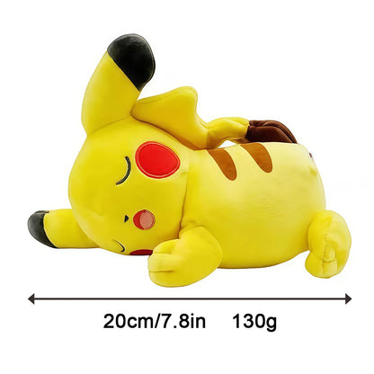 20cm Pokémon Plush Sleeping Pikachu Eevee Toy