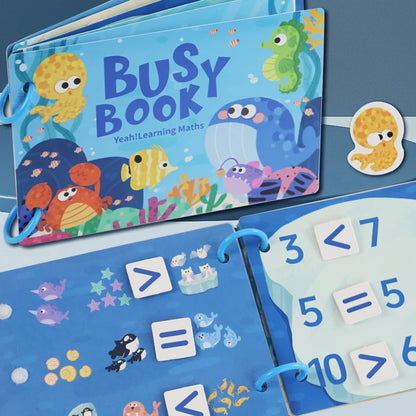 Montessori Baby Busy Book Early Learning Toy