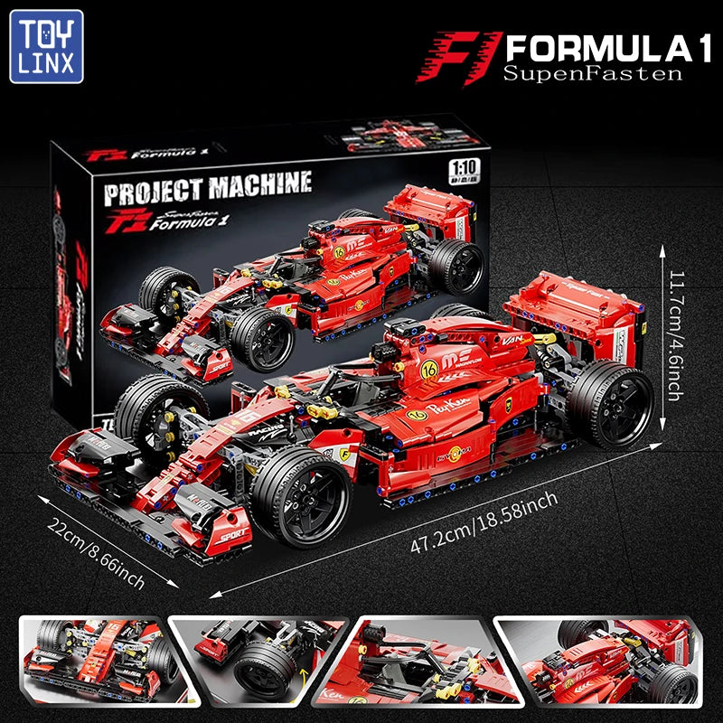 RC Race Car Building Blocks Collectible Toy Set