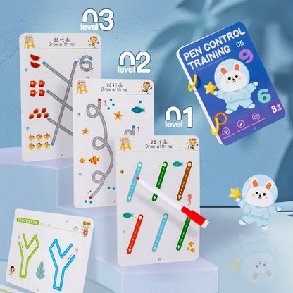 Reusable Magic Tracing Workbook Writing Practice Toy