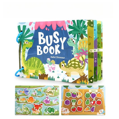 Montessori Baby Busy Book Early Learning Toy