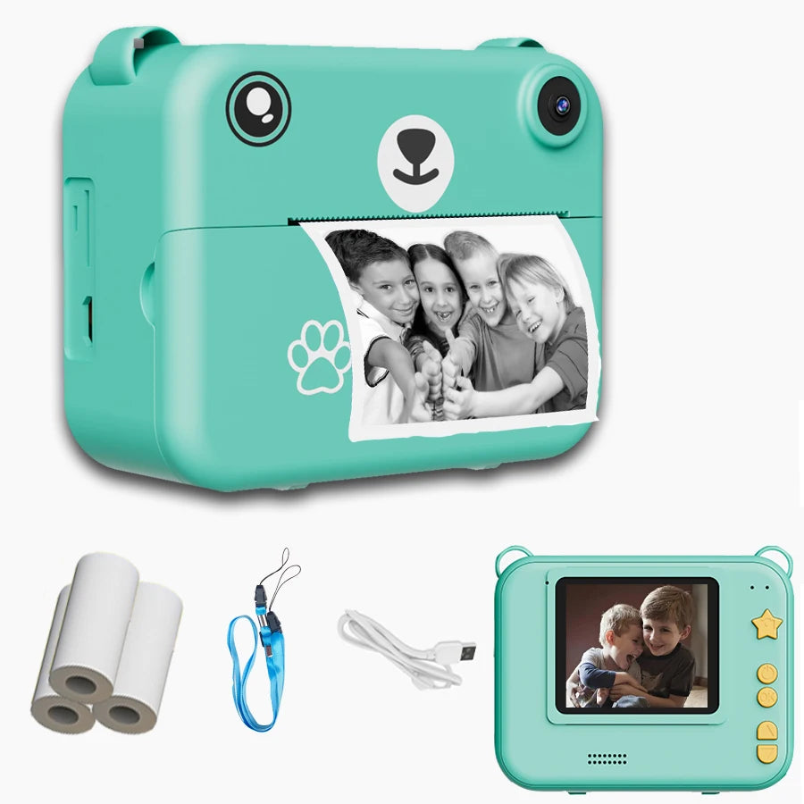 Kids Instant Print Digital Camera HD Video Toy