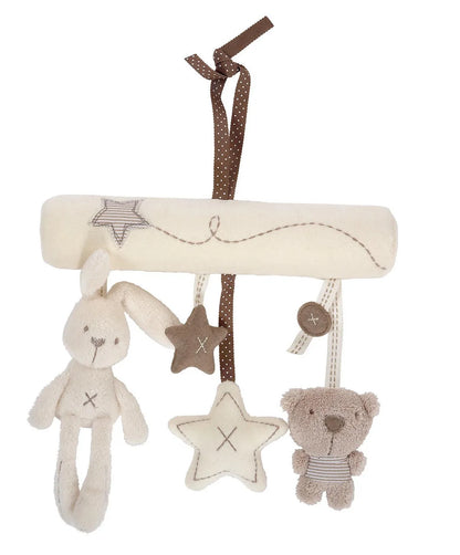 Baby Plush Hanging Rattle Sensory Stroller Toy