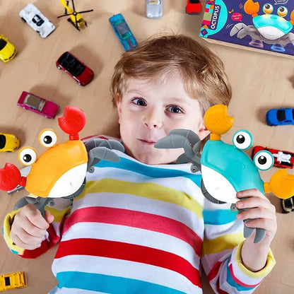 Interactive Crawling Crab Toy with Music for Babies