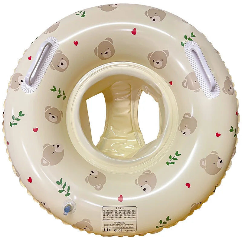 Baby Inflatable Swim Ring with Sunshade Float