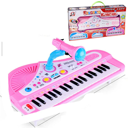 37 Keys Kids Electronic Piano Organ keyboard with Microphone