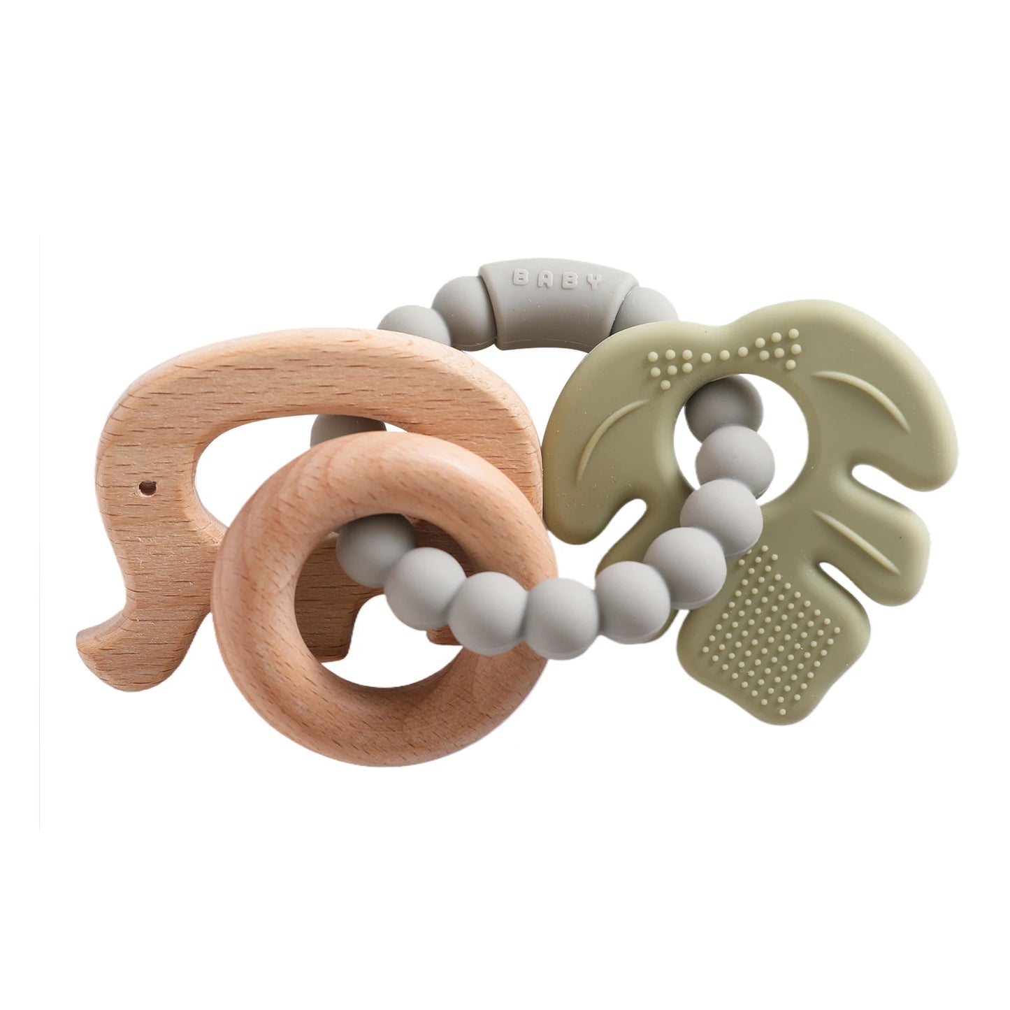 Silicone Planet Teether Ring Baby Sensory Toy