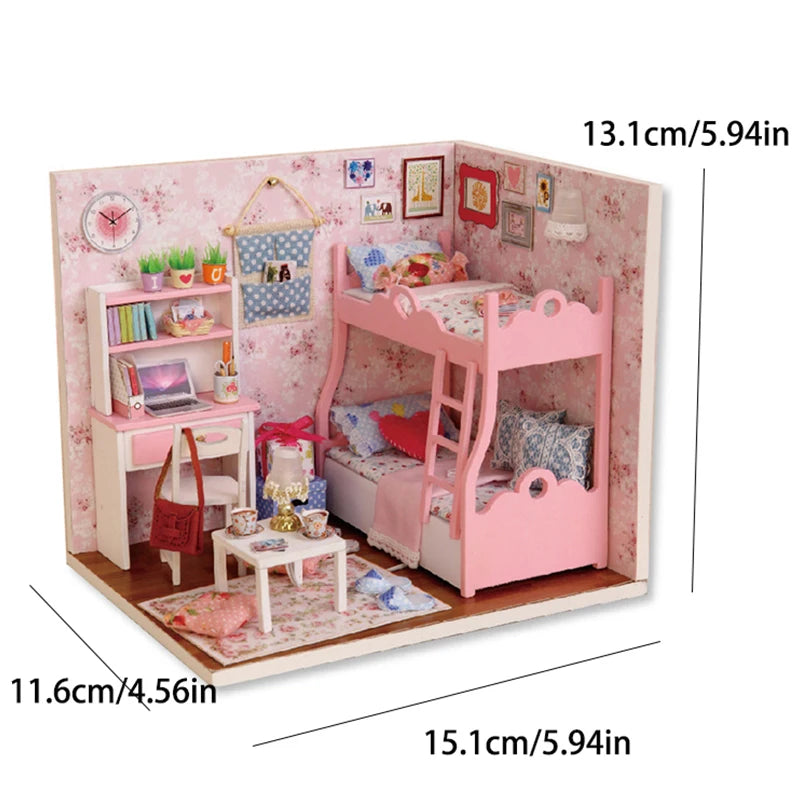 Kitten Mini Doll House 3D Puzzle Building Kit