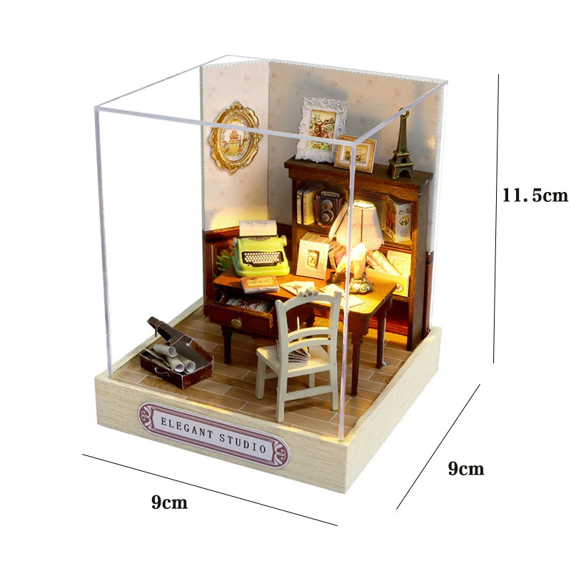 Kitten Mini Doll House 3D Puzzle Building Kit